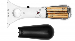 Lupe mit 2 Zusatzlinsen und LED-Licht