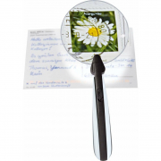 Lupe, rahmenlos, mit LED-Licht