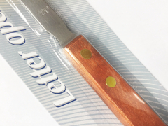 Brieföffner, 215 mm, Holzgriff, braun