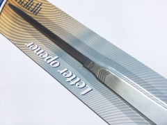 Brieföffner, 245 mm, Stahlklinge & griff