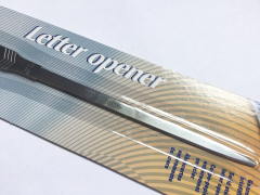 Brieföffner, 245 mm, Stahlklinge & griff