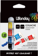 Gouachefarbe 5 Farben, 12 ml pro Tube