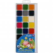 Wasserfarben, 24 Farben, Marke Läufer
