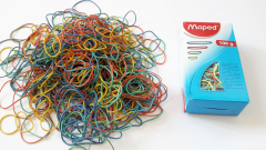 Gummiringe, 100 g, 4 Grössen/Farben