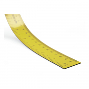 Flachlineal 300 mm, flexibel, magnetisch