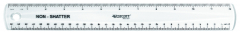 Flachlineal 300 mm, flexibel, transparent