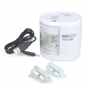 Elektrischer Doppel-Spitzer, USB weiss