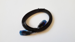 Netzwerk Kabel, 1 m, schwarz