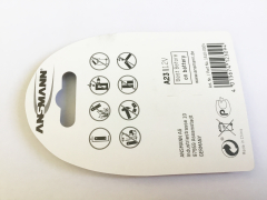 Batterie Alkaline A23/LR23 2er-Pack, 12V