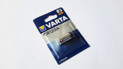 Batterie Lithium CR123A, Varta, 10 Jahre