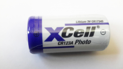 Batterie Lithium CR123A, XCell, 10 Jahre
