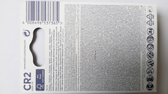 Batterie Lithium CR2, Varta, 10 Jahre!
