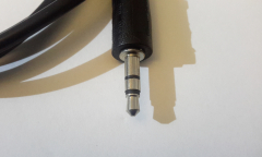 Audiokabel 2x 3.5 mm Klinke, Stereo, 1 m