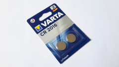 Knopfzelle CR2016 2er, Lithium, Varta