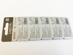 Knopfzellen 10er-Pack, CR2032 LogiLink
