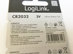 Knopfzellen 10er-Pack, CR2032 LogiLink