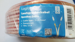 Lautsprecherkabel 10 m, 2x 2.5 mm2