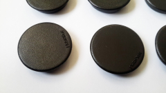 Magnete 10 Stück, 24 mm, schwarz