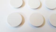 Magnete 10 Stück, 32 mm, weiss
