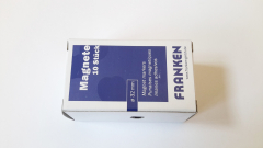 Magnete 10 Stück, 32 mm, weiss