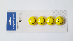 Magnete Smiley 4 Stück, 40 mm