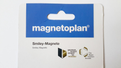 Magnete Smiley 4 Stück, 40 mm