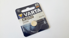 Knopfzelle CR1220, Lithium, Varta