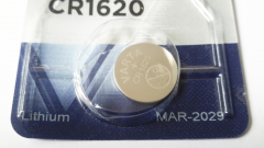 Knopfzelle CR1620, Lithium, Varta