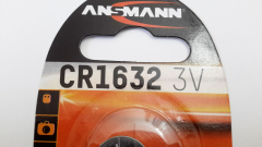 Knopfzelle CR1632, Lithium, Ansmann