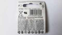 Knopfzelle CR1632, Lithium, Varta