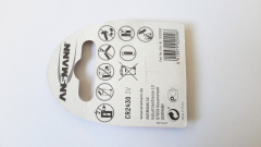 Knopfzelle CR2430, Lithium, Ansmann