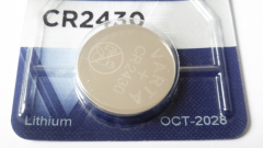 Knopfzelle CR2430, Lithium, Varta