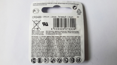 Knopfzelle CR2430, Lithium, Varta
