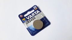Knopfzelle CR2450, Lithium, Varta