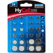 Knopfzelle Set, 24 St, 1.5+3V, Li+Alkali