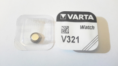 Knopfzelle V321/SR65, Silber-Oxid, Varta