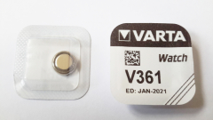 Knopfzelle V361/SR58, Silber-Oxid, Varta
