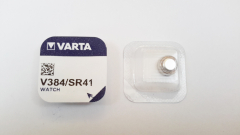 Knopfzelle V384/SR41, Silber-Oxid, Varta