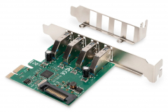 USB 3.0 PCI-Express Karte, 4 Port