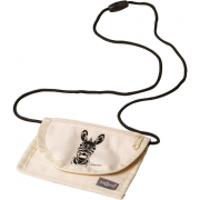 Brustbeutel, aus Baumwolle, Zebra